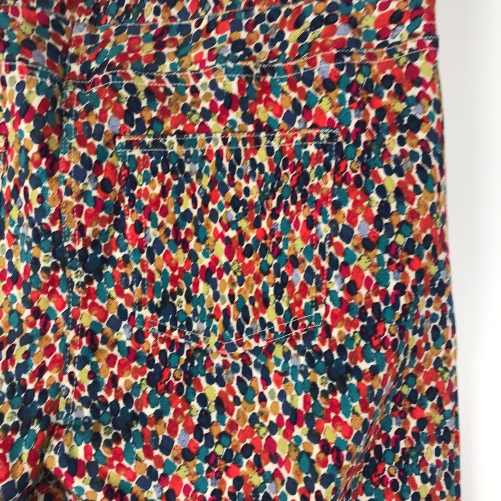 Soft Surroundings Multi Colored Stretch Crop Pants - image 4